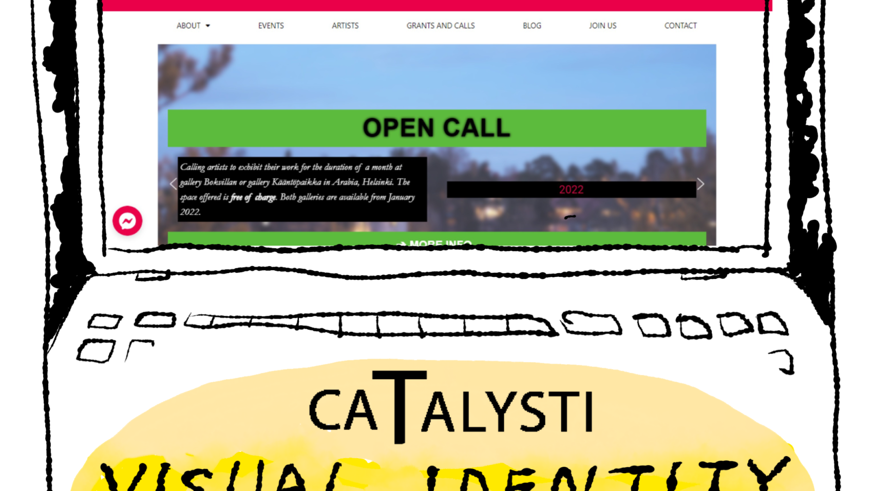 Open call graphic