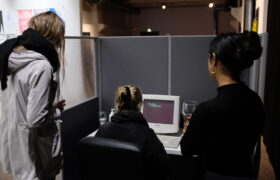 exhibition-visitors-and-interactive-installation-babe-call-me-back-by-nayab-ikram–benji_50945563677_l